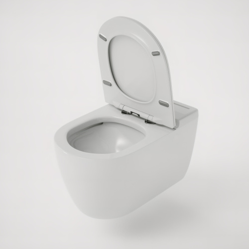 Унитаз подвесной Grossman impuls GR-5502 белый с сиденьем микролифт безободковый каскадный смыв - фото 4